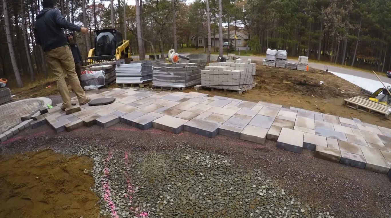 Paver patio and hardscaping installation in Poinciana, FL